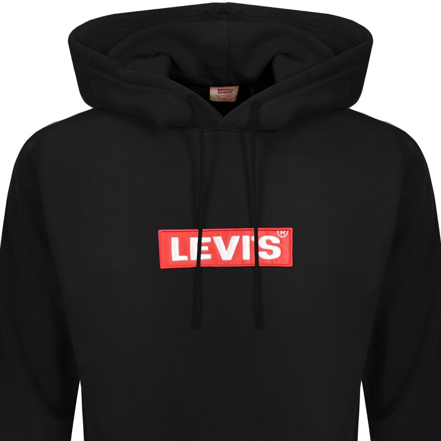 Alternative Image for ProductLevis Relaxed Graphic Logo Hoodie Black2